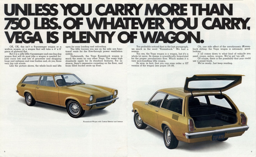 1971 Chevrolet Vega Brochure Page 11